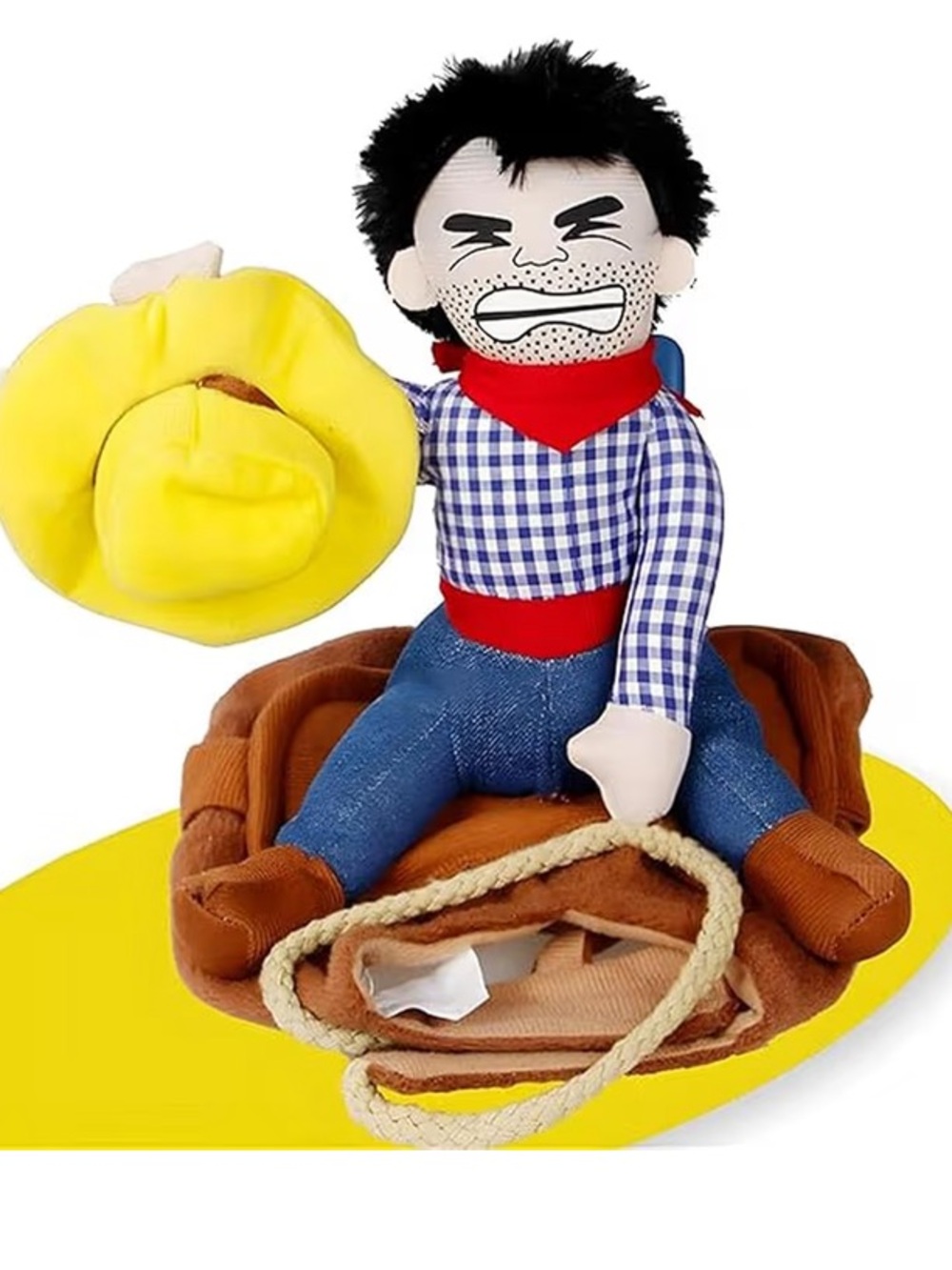 NWOT Riding Cowboy Saddle Dog Halloween Costume - Picture 2 of 7
